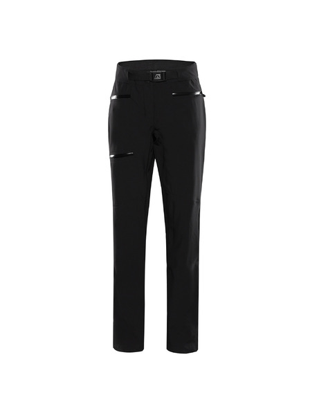 ALPINE PRO Pantaloni de exterior pentru femei cu membrană ptx ALPINE PRO ZONERA negru