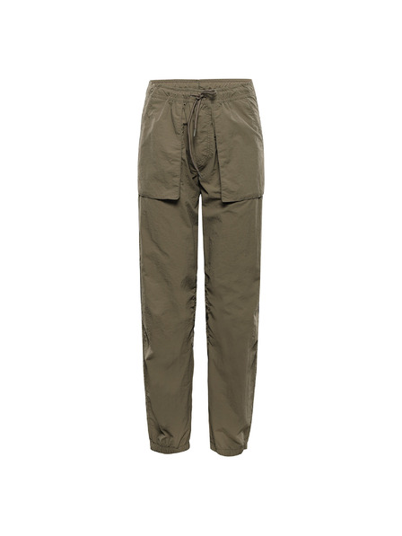 ALPINE PRO Pantaloni damă casual cu elastic ALPINE PRO NOVERA stone gray