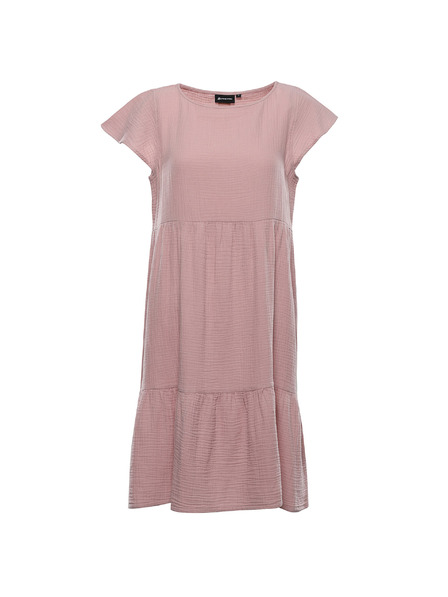 ALPINE PRO Rochie din bumbac damă ALPINE PRO AKESA pale mauve