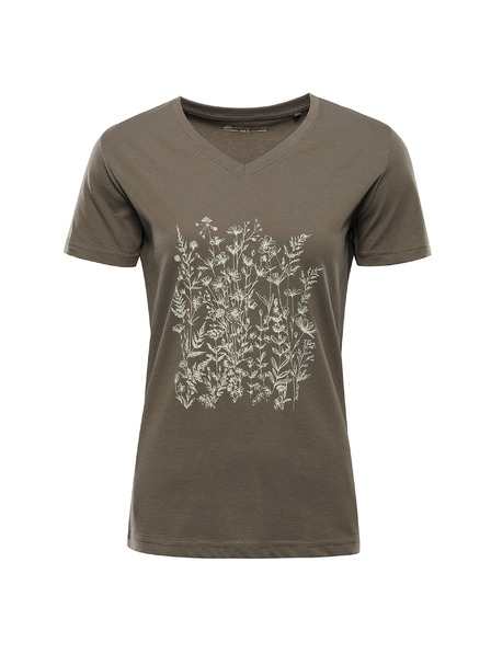 ALPINE PRO Tricou din bumbac damă ALPINE PRO DORENA stone gray varianta pa