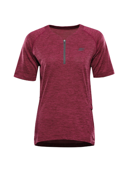 ALPINE PRO Tricou de ciclism cu uscare rapidă pentru femei ALPINE PRO GERETA 3 fuchsia red
