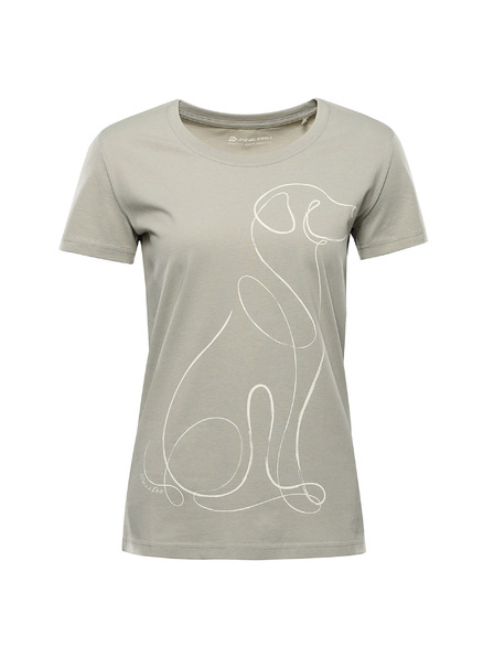 ALPINE PRO Tricou pentru femei din bumbac organic ALPINE PRO TERMESA 3 abbey stone varianta pc