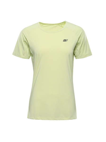 ALPINE PRO Tricou damă cu uscare rapidă și cool dry ALPINE PRO BASIKA verde luminos