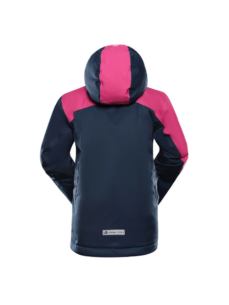 ALPINE PRO Geacă de schi pentru copii cu membrană ptx snow ALPINE PRO DEARO 2 fuchsia fedora