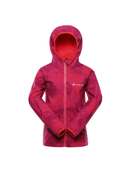 ALPINE PRO Jachetă softshell pentru copii ALPINE PRO HOORO 2 fuchsia red varianta pb