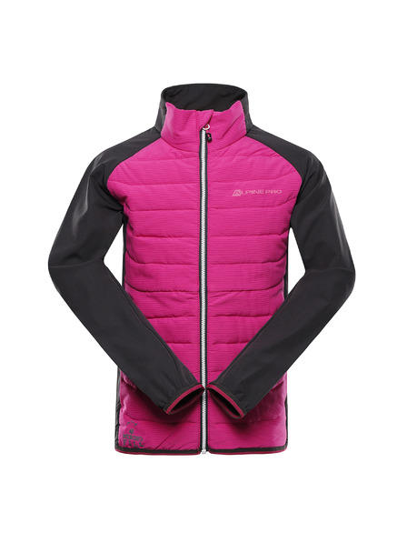ALPINE PRO Jachetă copii cu umplutură merino ALPINE PRO GERLO fuchsia red