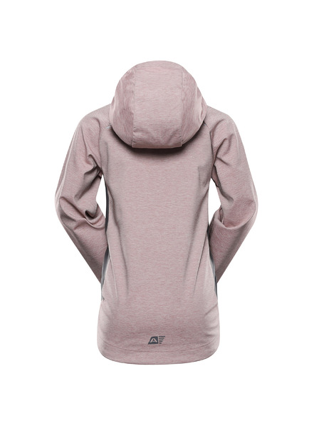 ALPINE PRO Jachetă softshell pentru copii cu membrană ALPINE PRO SPERTO 2 pale mauve
