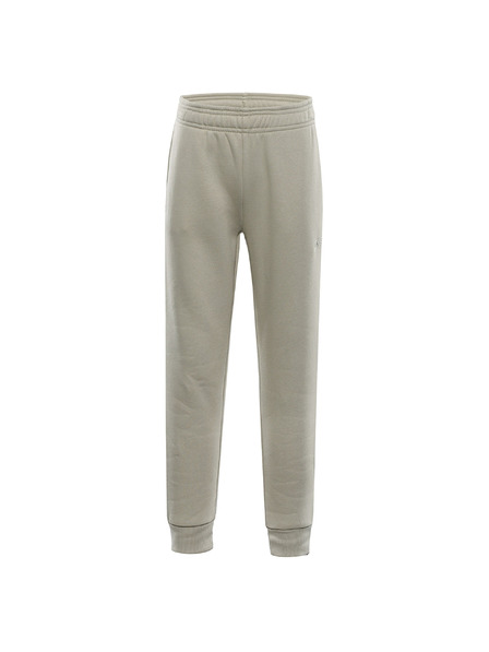 ALPINE PRO Pantaloni sport din bumbac pentru copii ALPINE PRO DAKKO piatră abație