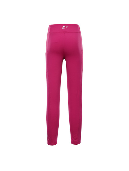 ALPINE PRO Leggings cu uscare rapidă pentru copii ALPINE PRO MARDO 2 fuchsia red