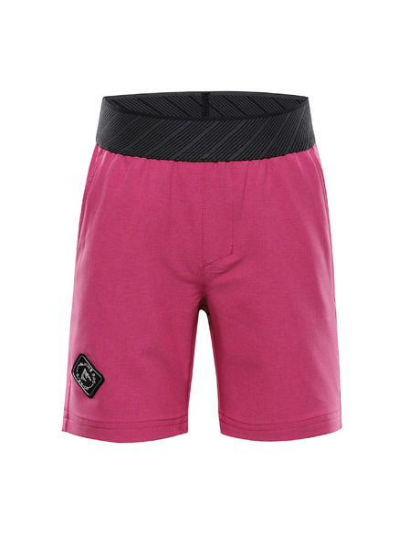 ALPINE PRO Pantaloni scurți copii uscare rapidă cu cool dry ALPINE PRO ZAMBO 3 fuchsia red