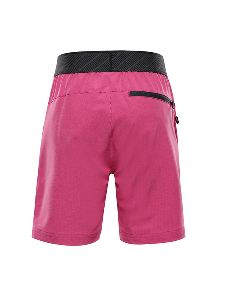 ALPINE PRO Pantaloni scurți copii uscare rapidă cu cool dry ALPINE PRO ZAMBO 3 fuchsia red