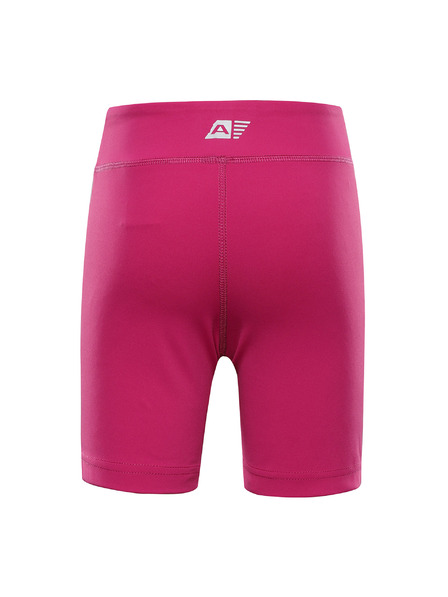 ALPINE PRO Colanți copii uscare rapidă ALPINE PRO ELO fuchsia red