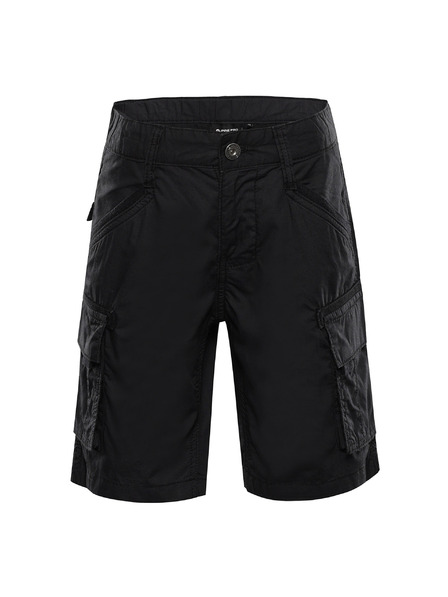 ALPINE PRO Pantaloni scurți copii din bumbac ALPINE PRO URTO black