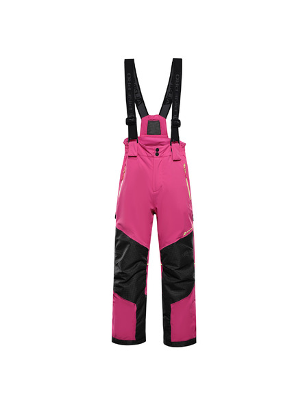 ALPINE PRO Pantaloni de schi copii cu membrană ptx snow ALPINE PRO WERADO 2 fuchsia fedora