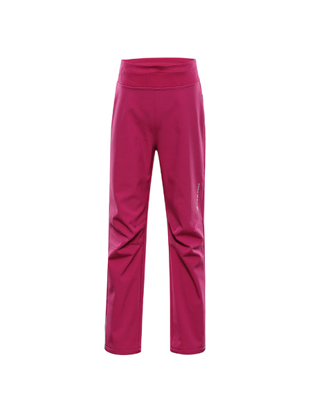 ALPINE PRO Pantaloni softshell pentru copii ALPINE PRO ZORTO 2 roșu fucsia