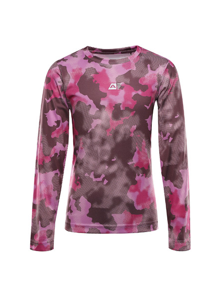 ALPINE PRO Tricou copii uscare rapidă ALPINE PRO HORMO fuchsia red varianta pc