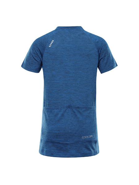 ALPINE PRO Tricou bicicletă copii cu uscare rapidă ALPINE PRO LATTERO 2 ocean luminat
