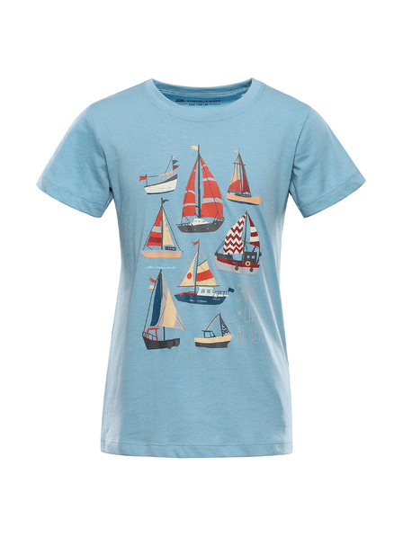 ALPINE PRO Tricou pentru copii din material neșifonabil ALPINE PRO BIGERO 2 skyride varianta pb