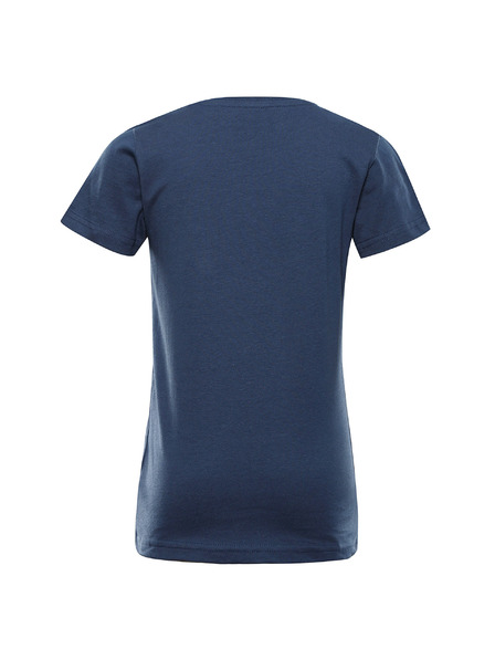 ALPINE PRO Tricou din bumbac organic pentru copii ALPINE PRO TERMESO 2 blue wing teal varianta pc
