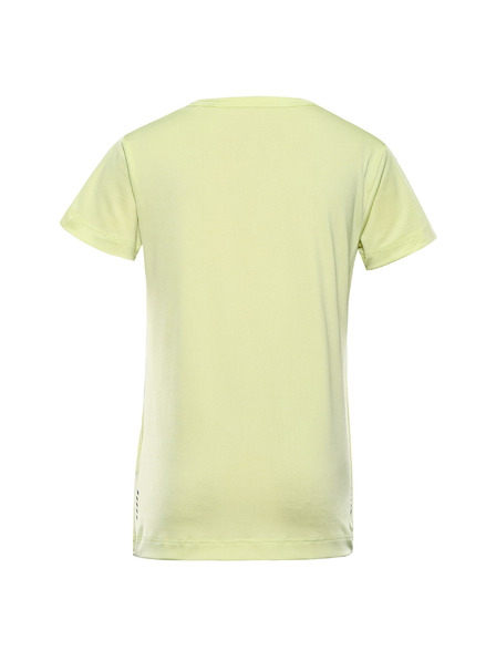 ALPINE PRO Tricou copii cu uscare rapidă ALPINE PRO BASIKO verde luminos