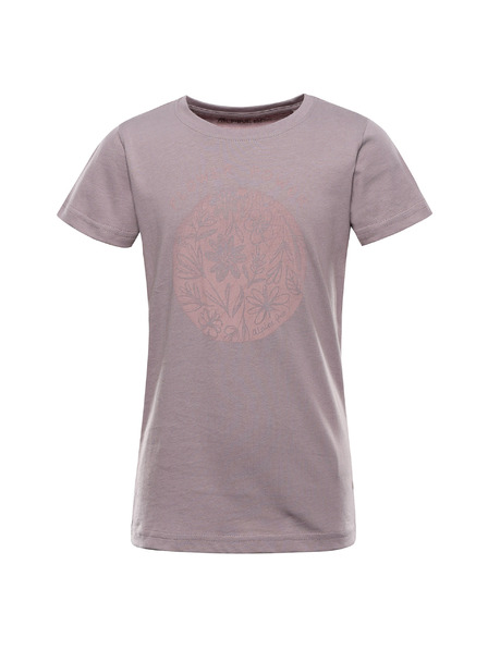 ALPINE PRO Tricou din bumbac organic pentru copii ALPINE PRO TERMESO 2 quail varianta pb