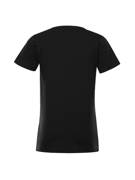 ALPINE PRO Tricou din bumbac organic pentru copii ALPINE PRO TERMESO 2 negru varianta pe