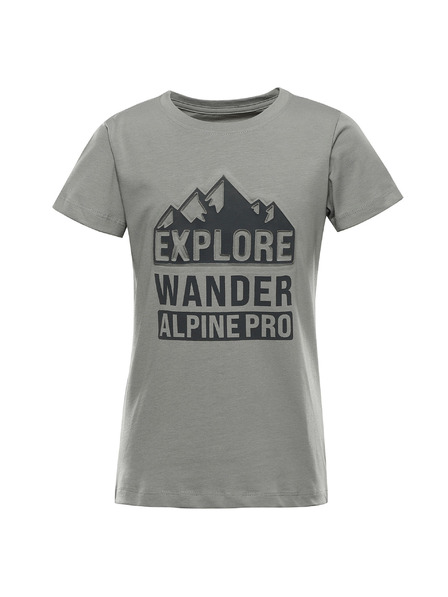 ALPINE PRO Tricou din bumbac pentru copii ALPINE PRO DORGO shadow varianta pg