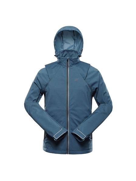 ALPINE PRO Vestă-jachetă softshell pentru bărbați cu membrană 2în1 ALPINE PRO SPERT 2 storm blue