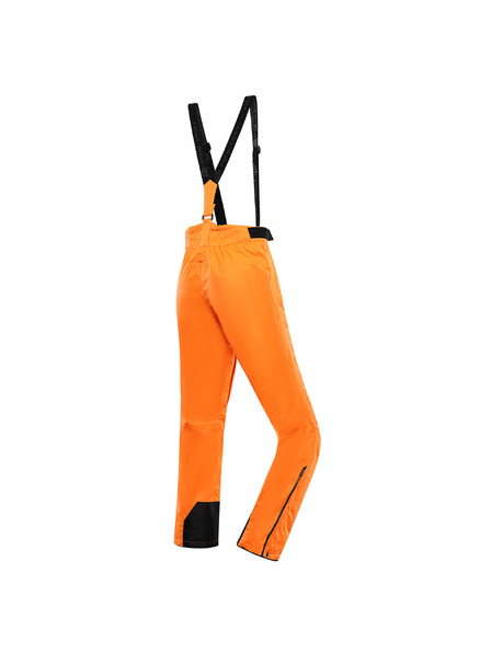 ALPINE PRO Pantaloni de schi cu membrană ptx snow pentru bărbați ALPINE PRO EDES portocaliu neon șocant