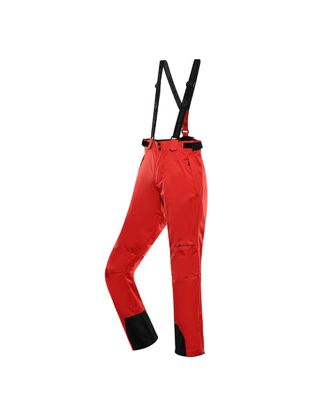 ALPINE PRO Pantaloni de schi cu membrană ptx snow pentru bărbați ALPINE PRO EDES roșu olimpic