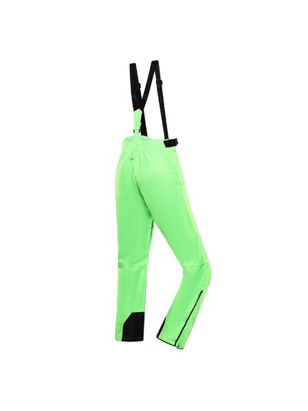 ALPINE PRO Pantaloni de schi cu membrană ptx snow pentru bărbați ALPINE PRO EDES verde neon gecko