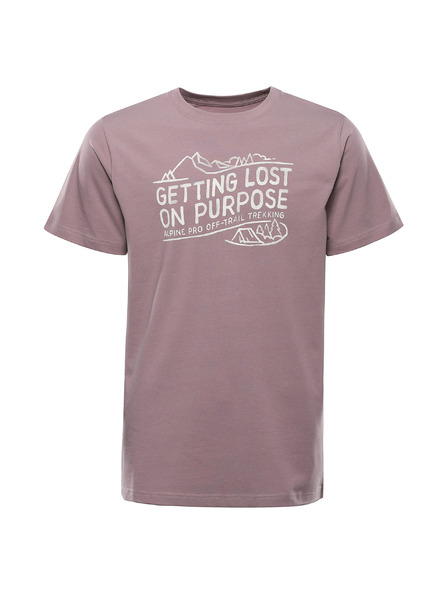 ALPINE PRO Tricou din bumbac pentru bărbați ALPINE PRO DORG prepelișcă variantă pb