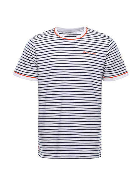 ALPINE PRO Tricou din bumbac pentru bărbați cu imprimeu schimbător ALPINE PRO NAMOR moonlit ocean