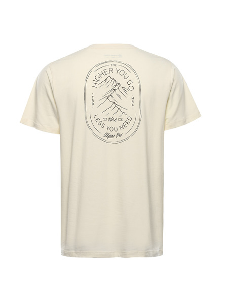 ALPINE PRO Tricou din bumbac pentru bărbați ALPINE PRO DORG cream varianta pd