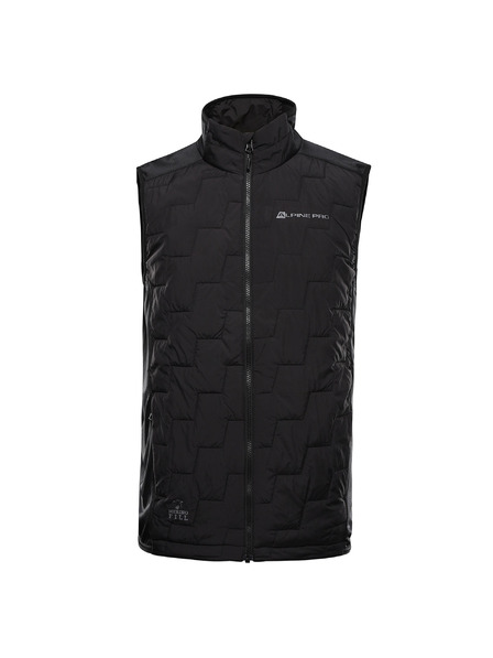ALPINE PRO Vestă termică pentru bărbați cu umplutură merino ALPINE PRO NERC black