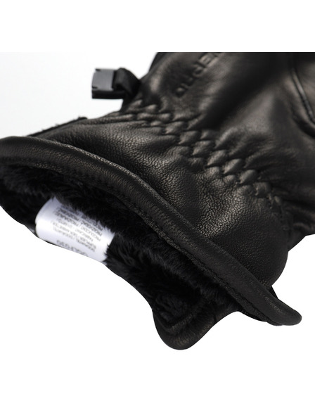 ALPINE PRO Mănuși de schi din piele ALPINE PRO UWEQE negre