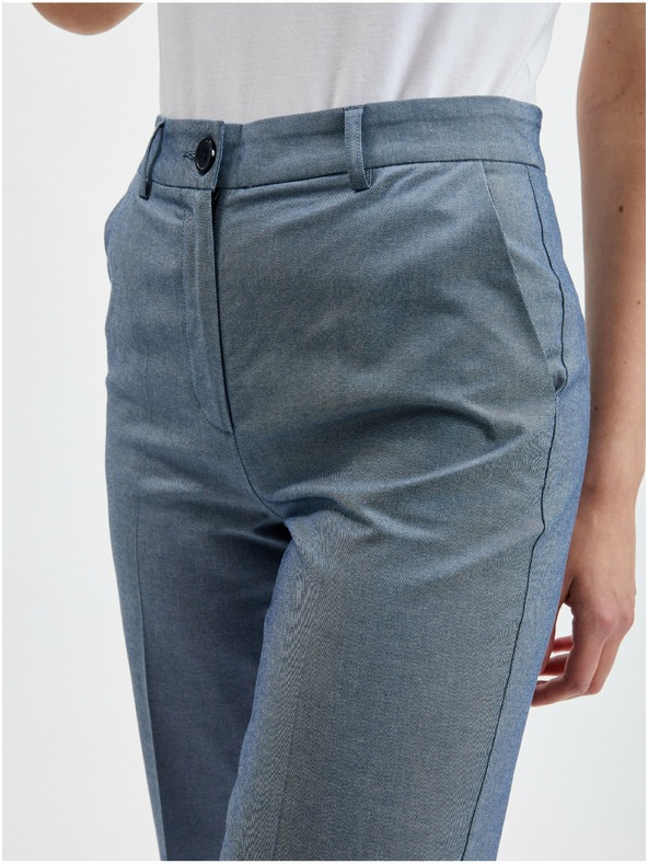Orsay Pantaloni chino de damă albaștri ORSAY