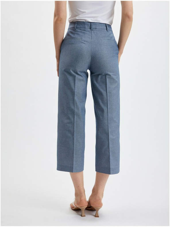Orsay Pantaloni chino de damă albaștri ORSAY
