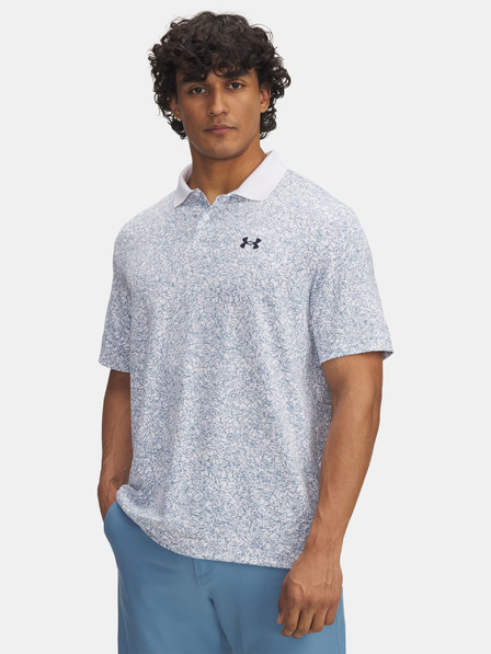 Under Armour Tricou pentru bărbați Under Armour UA Matchplay Printed Polo-WHT