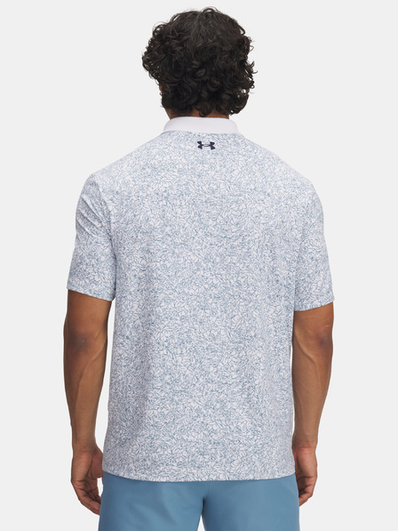 Under Armour Tricou pentru bărbați Under Armour UA Matchplay Printed Polo-WHT