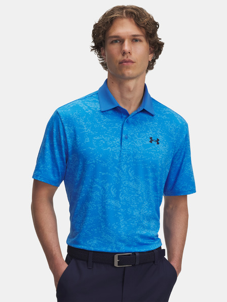 Under Armour Tricou pentru bărbați Under Armour UA Playoff 3.0 Printed Polo-BLU
