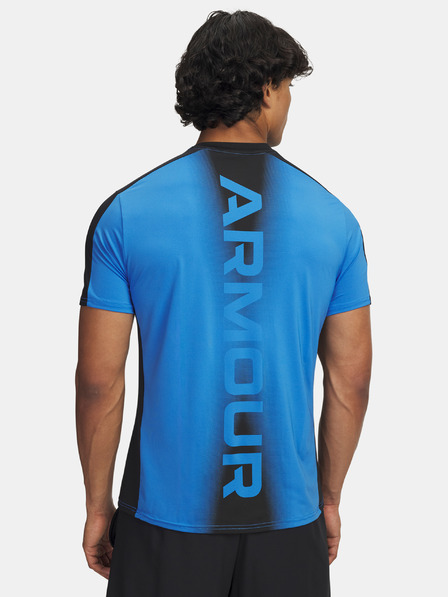 Under Armour Tricou pentru bărbați Under Armour UA HG Wordmark SS-BLU