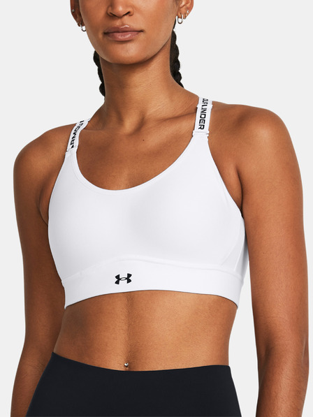 Under Armour Sutien pentru femei Under Armour UA Infinity Mid 2.0 Bra-WHT