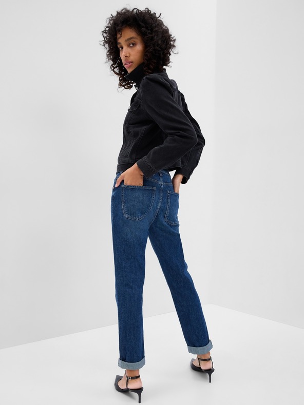 GAP Blugi slim boyfriend Mid Rise GAP