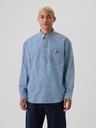 GAP Cămașă Chambray cu logo GAP
