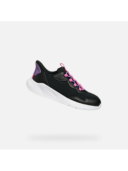Geox Geox Sprintye Fast In pantofi sport negri pentru fete