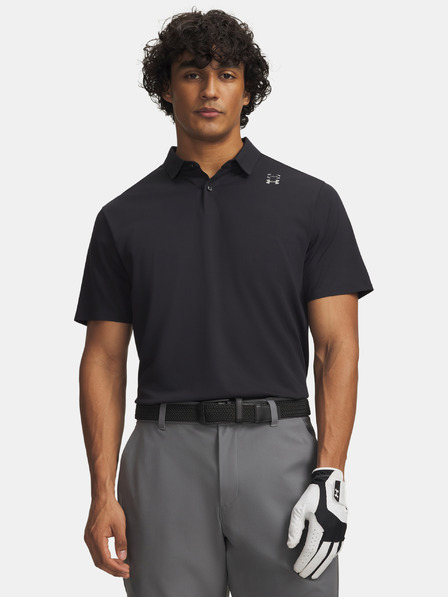 Under Armour Tricou bărbați Under Armour UA Halo Bonded Polo-BLK