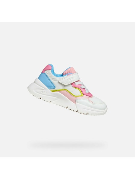 Geox Adidași albi pentru fete Geox Loftus