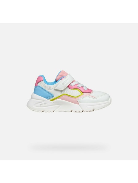 Geox Adidași albi pentru fete Geox Loftus