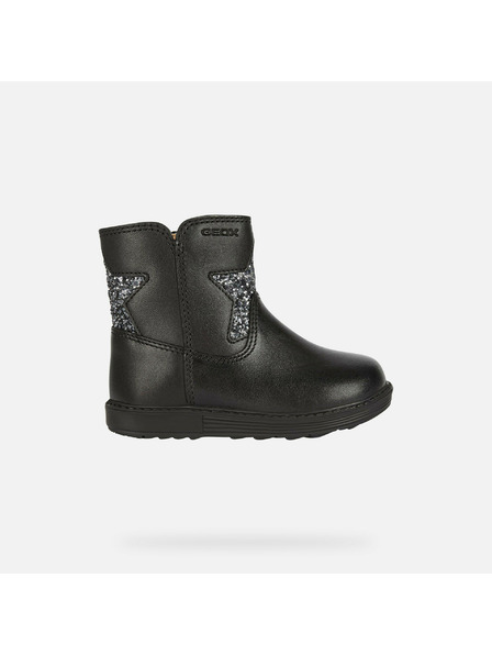 Geox Încălțăminte cu glezniță neagră pentru fetițe Geox Hynde